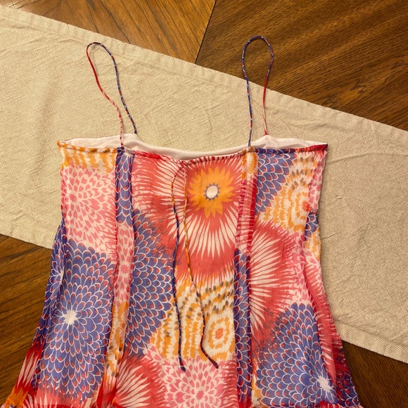 CIRCLE PATTERNED SLIP-ON MIDI FLOWY DRESS BY Traffic People - Picture 2 of 6